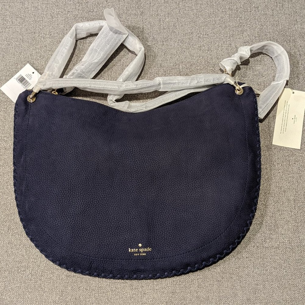 Kate Spade Navy Suede Handbag - New